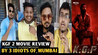 KGF 2 Movie Review | By 3 Idiots Of Mumbai | Rocking Star Yash | Sanjay Dutt | Raveena Tandon