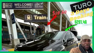 Earn MONEY doing TURO Airport Delivery | South bend International from Chicago