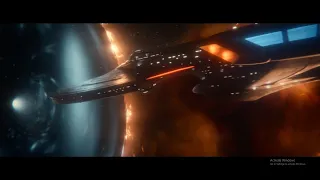 Star Trek Picard 3x3 Battleship Fight Scenes Titan and Shrike Attack Part1