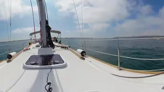 Sailing out of San Diego Bay 8k 360 VR