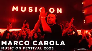 MARCO CAROLA at MUSIC ON FESTIVAL 2023 • AMSTERDAM