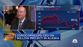 ConocoPhillips CEO on Willow Project in Alaska, oil prices and production