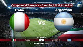 PES 2021 • Italia vs Argentina • Campioni d'Europa vs Campioni Sud America