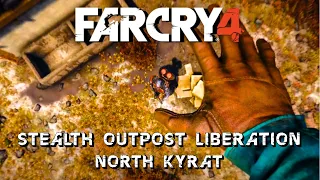 Far Cry 4 - North Kyrat Outpost Liberation (Stealth, Creative Takedowns, No HUD)