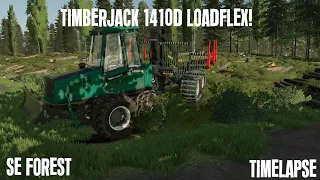 Fs22 Forestry | Testing out Timberjack 1410D LoadFlex | Timelapse
