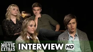 The 5th Wave (2015) Cast Official Movie Interview - Moretz, Robinson, Monroe and Roe
