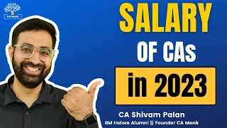 Salary of CA in 2022 ICAI Campus Placement | Fresher CA Salary | Salary After CA Course