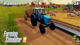 Farming Simulator 2019. Пионер. Вносим удобрения; посевная. #24