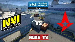 ПОЛУФИНАЛ. NAVI vs ASTRALIS. MAP-2 NUKE. IEM GLOBAL CHALLENGE 2020