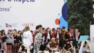 140614 Фестиваль 'Мост в Корею' BTS in Moscow награждение Lollipop