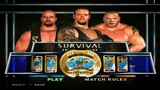 Undertaker vs Brock Lesnar vs Steve Austin | Triple Threat Match | Intercontinental Championship