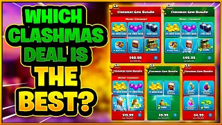 Which CLASHMAS GEM BUNDLE is the BEST? Best ways to Spend Money in Clash of Clans!