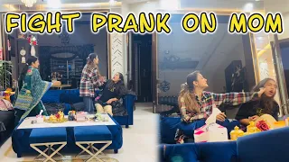 Slapped her to see mom’s reaction | Prank on mom | Hira Faisal