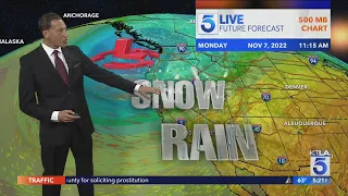 SoCal on storm watch with significant amounts of rain and snow expected