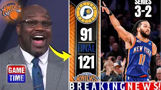 Knicks in 6! - NBA Gametime Reacts to Jalen Brunson DESTROYING Pacers with 44 Pts in 121-91 #knicks