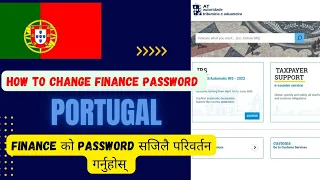 How To Change Finance Password 2023/Finance Portugal