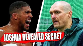 Anthony Joshua REVEALED THE SECRET OF PREPARING FOR A REMATCH WITH Alexander Usyk / Tyson Fury Usyk