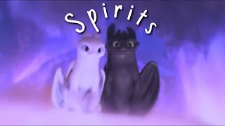 Toothless + Lightfury Edit | Spirits