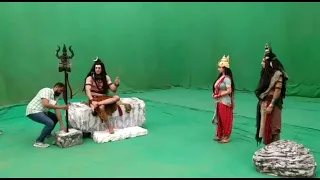 Shiv, Parvati and Nandi ji / Kailash k shooting / Yashomati maiya ke nandlala / VINAYAK VISION FILMS