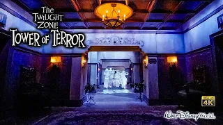 The Twilight Zone Tower of Terror On Ride Low Light 4K POV Walt Disney World 2023 10 26