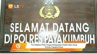 Tim Biro RBP Mabes Polri Tinjau Pelayanan Publik Satu Atap Polres Payakumbub