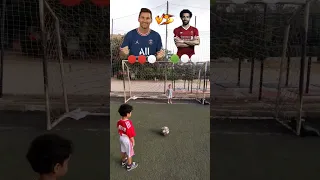 محمد صلاح 🆚 ميسي ⚽🥅🔥 #football #shorts