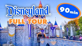 Full tour of Disneyland | 90 Minutes!