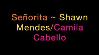 Señorita ~ Shawn Mendes/Camila Cabello Lyrics