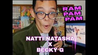 REACCIONANDO a Ram Pam Pam - Natti Natasha X Becky G (Official Video)