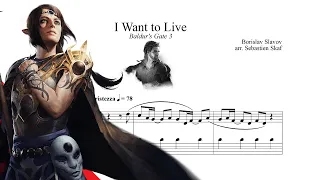 I Want to Live  |  Baldur's Gate 3 Piano cover