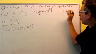 Applying the Chain Rule Twice for a Trigonometric Function (Derivative) 2