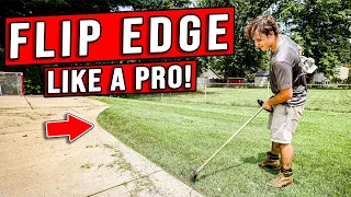 #1 EASIEST Way To Edge A Sidewalk (How The Pros Do It)