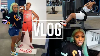 DENIM GOT HIT BY A CAR , WNBA GAMEDAY , ATLANTA HOUSE KEYS.. FINALLY! , | VLOG