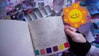 Детская акварельная раскраска с Алиэкспресс | Children's watercolor coloring book from Aliexpress