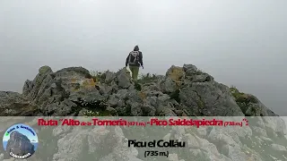 Ruta “Alto de la Tornería (471 m.) - Pico Saldelapiedra (738 m.)”: