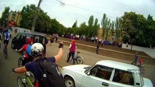 Велопробег на 9 мая 2014 г.Кривой Рог (1 часть)