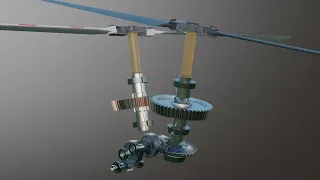 Intermeshing helicopter rotors