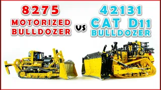 COMPILATION LEGO Technic 42131 CAT D11 vs 8275 Motorized Bulldozer Speed Build - Brick Builder