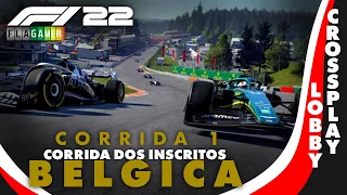 Primeira Corrida dos Inscritos no F1 22 - GP da Bélgica (Crossplay) - CORRIDA 1