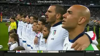Italy vs Germany national anthems