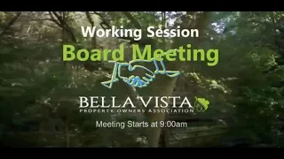 BOARD WORKING SESSION MEETING