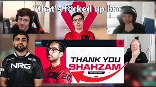 SEN Zombs, NRG Ardiis, Chet and Sinatraa about G2 Shazham & SENTINELS/Shroud DRAMA