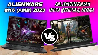 Dell Alienware m16 (Intel) 2023 vs Alienware m16 (AMD) 2023