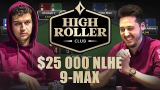 25 000$ High Roller Сlub, с первых раздач : )