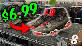 AIR JORDAN at GOODWILL for $6.99?! $20 Sneaker Collection Ep. 9