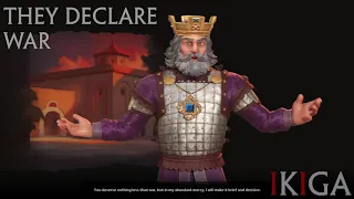 BYZANTINE - BASIL II PORPHYROGENITUS ALL VOICED QUOTES & DENOUNCE CIV VI - DLC RELEASED 25 SEP 2020