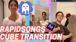 RAPIDSONGS CUBE TRANSITION STYLE TUTORIAL l AFTER EFFECTS