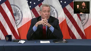 Mayor de Blasio Holds Media Availability