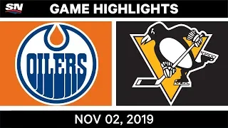 NHL Highlights | Oilers vs. Penguins – Nov. 2, 2019
