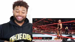 WWE Ronda Rousey unleashes on Becky Lynch | Reaction